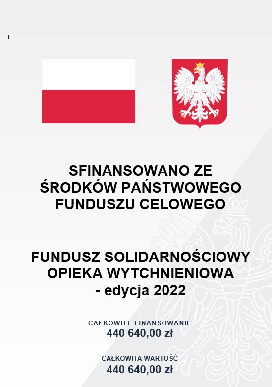 Plakat informacyjny o programie OW 2022