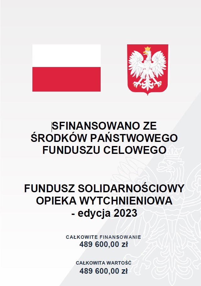 Plakat informacyjny o programie OW 2023