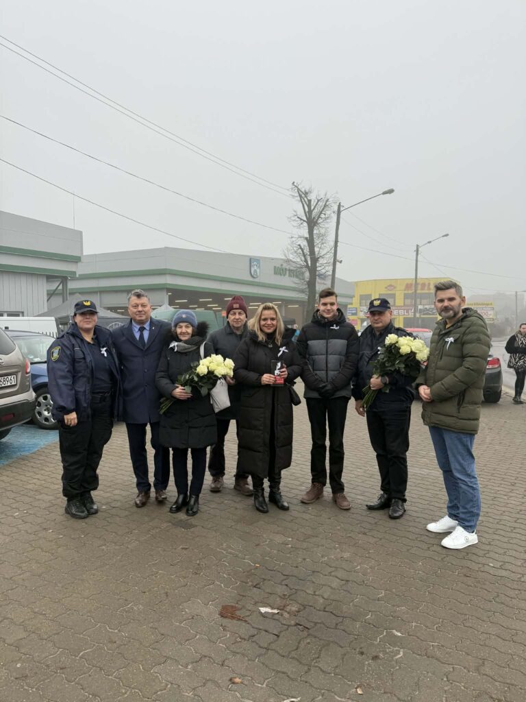 Kampania Biała Wstążka na Targowisku Miejskim