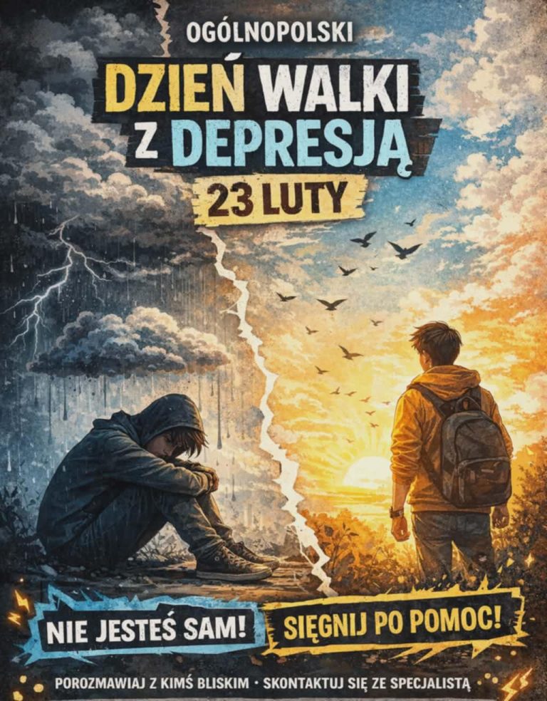 plakat na dzien walki z depresją