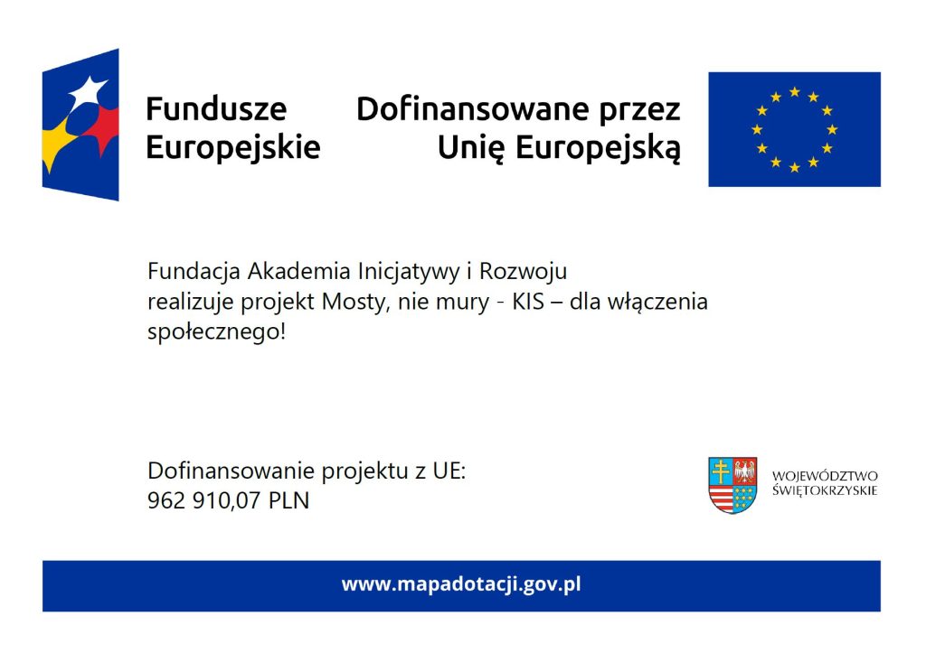 Unijny plakat projektu